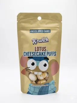 Crispy Lotus Cheesecake Freeze-Dried Dessert