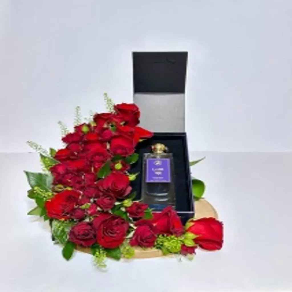 Gift Base Arrangement with Rose and Baby Rose