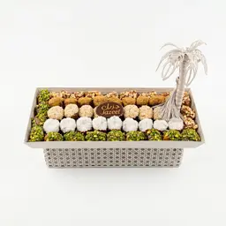Small Rectangular Palm Dates Tray