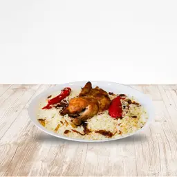 ربع شواية مع أرز