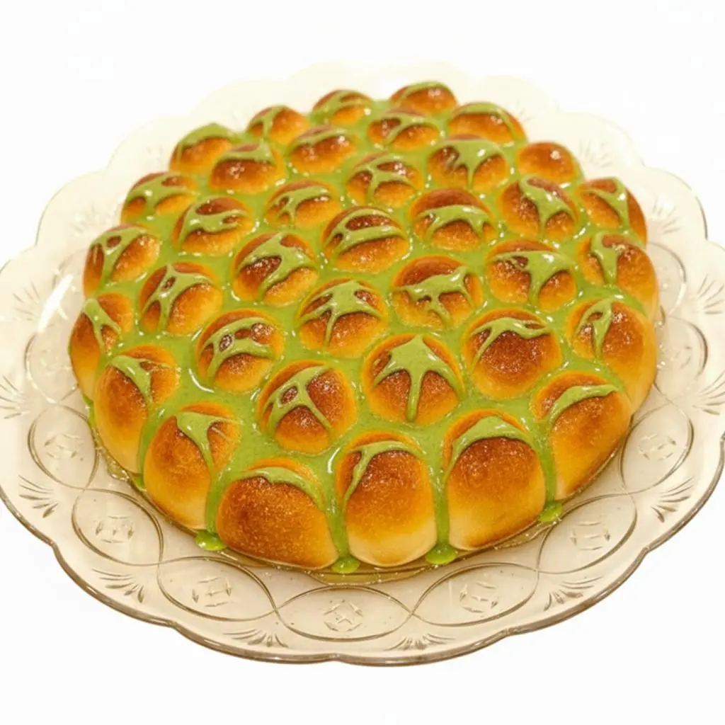 Honeycomb Bread with Pistachio