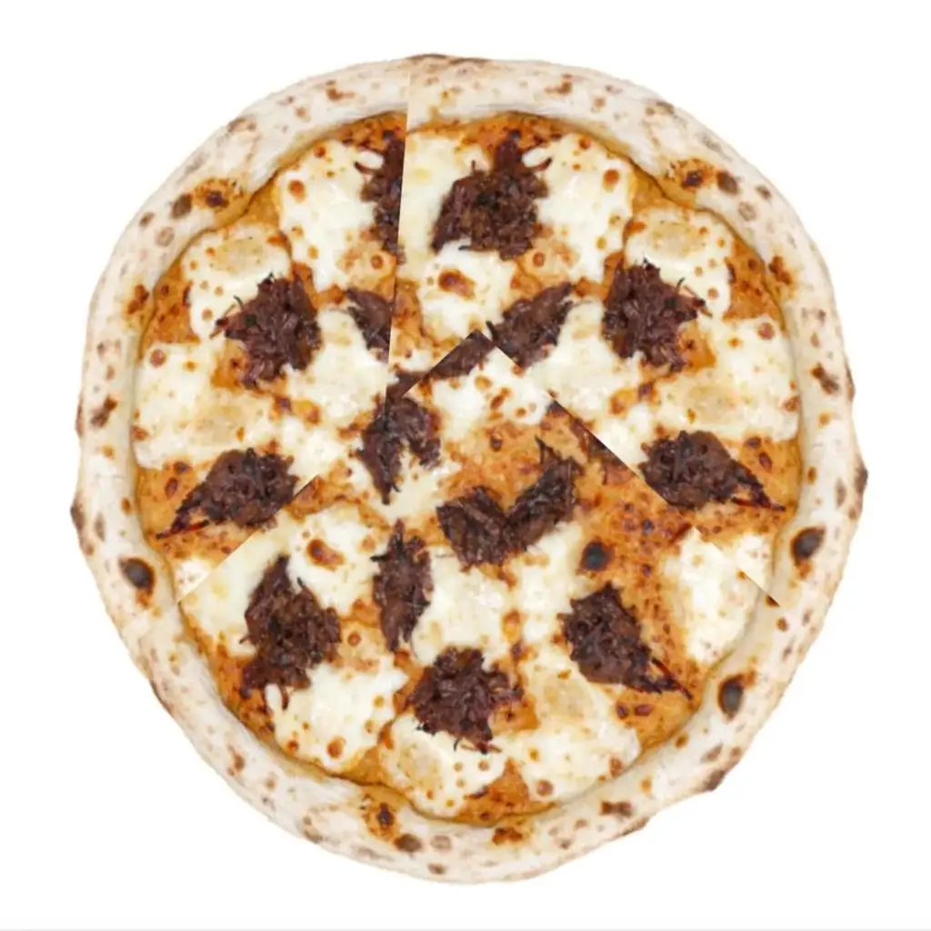 Pink Beef Pizza
