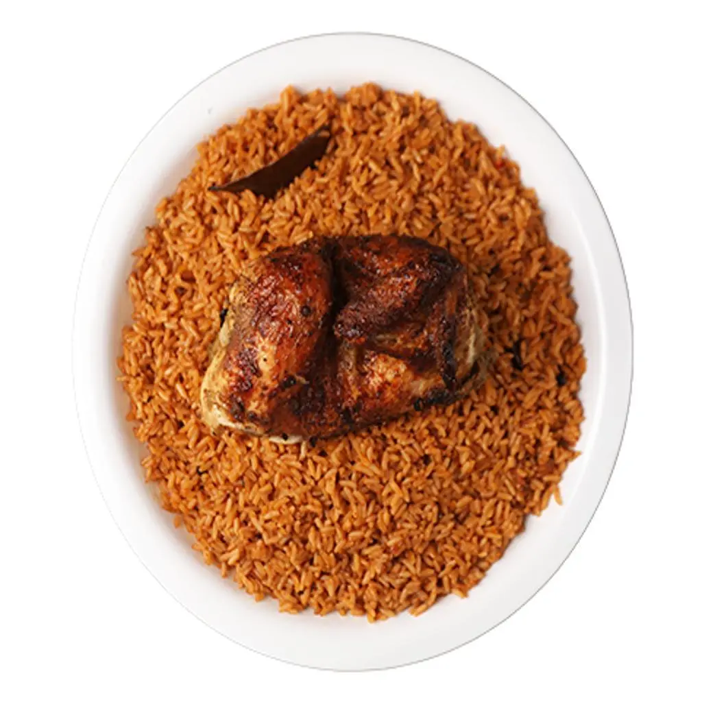 دجاج شواية أرز أحمر