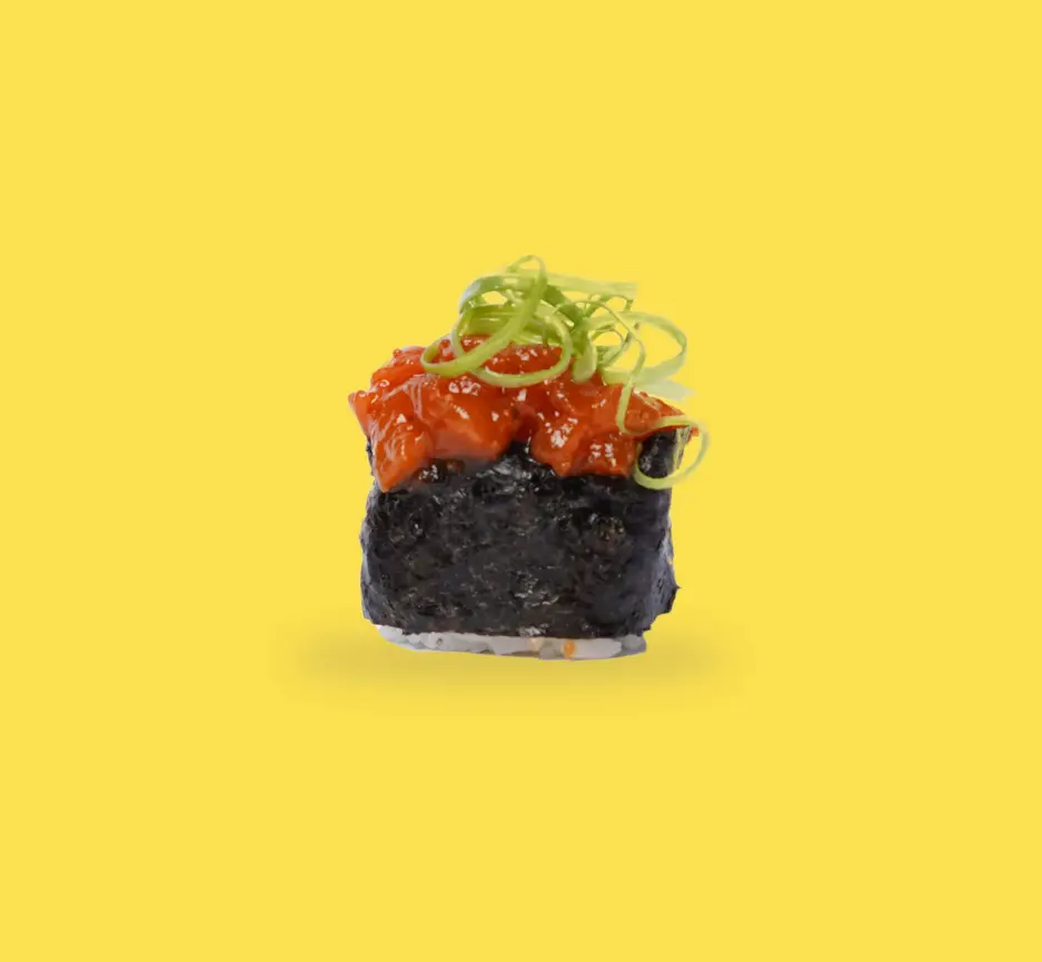 Spicy Salmon Gunkan (2pcs)