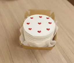 Korean hearts cake