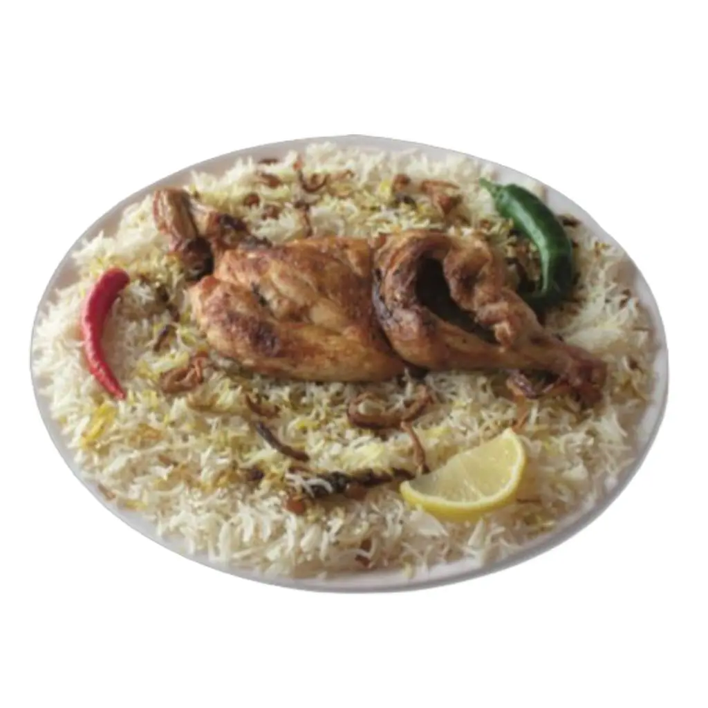 نص دجاج مظبي