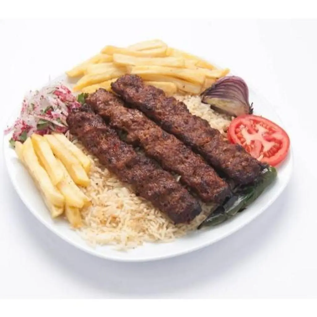 كباب سواكني مع أرز