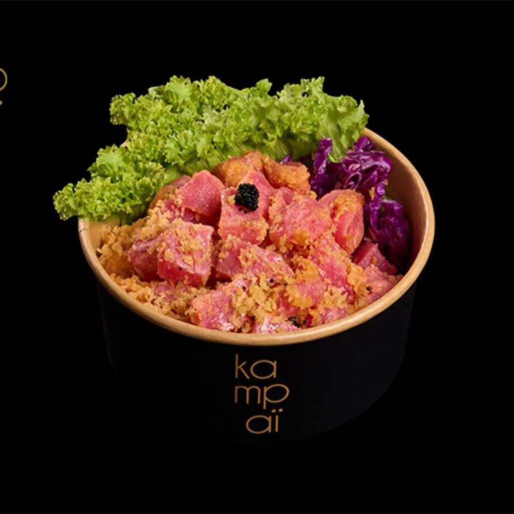 Crispy Spicy Tuna Salad
