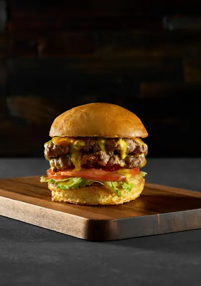 double cheese burger