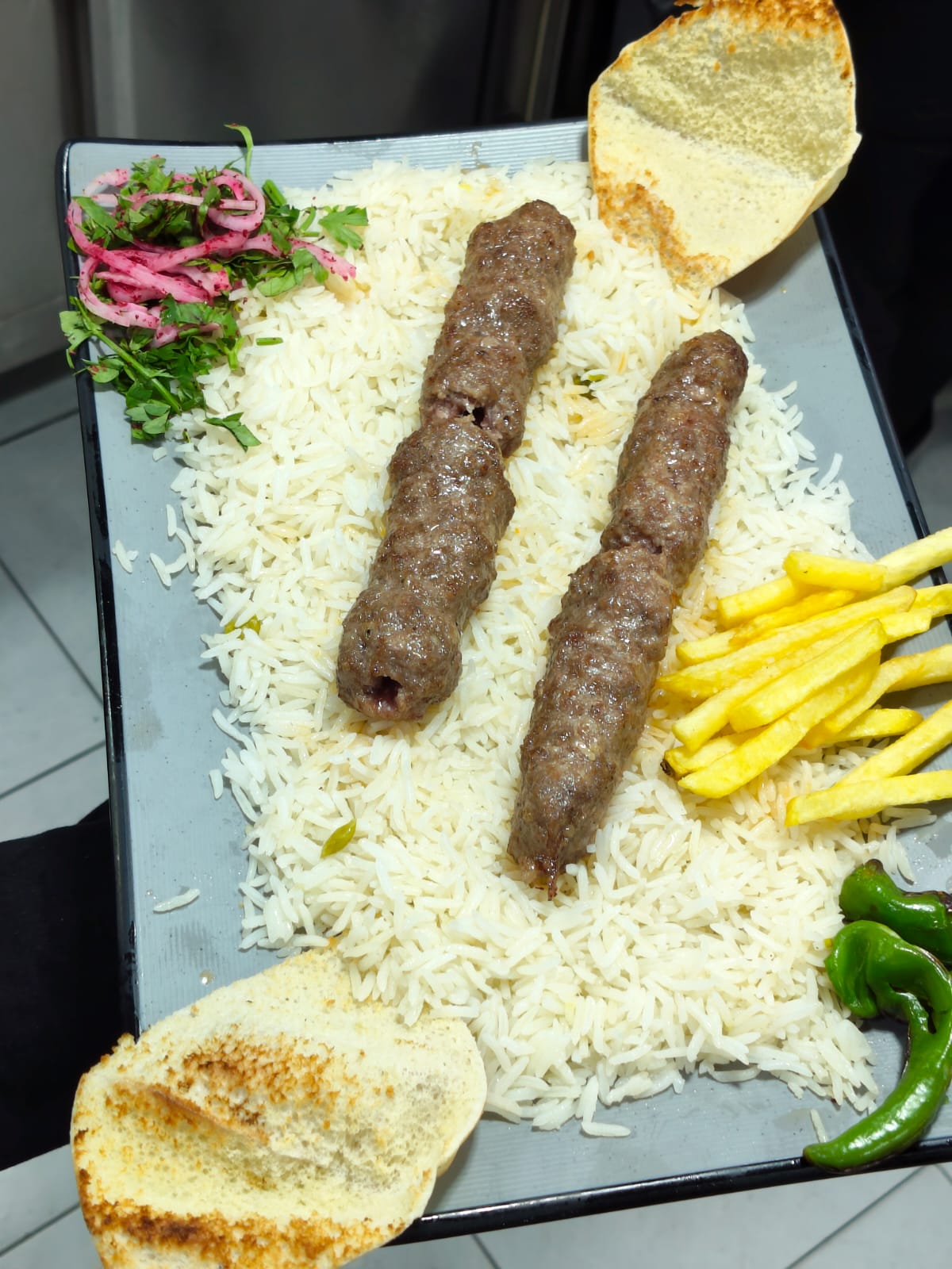 كباب لحم غنم بلدي