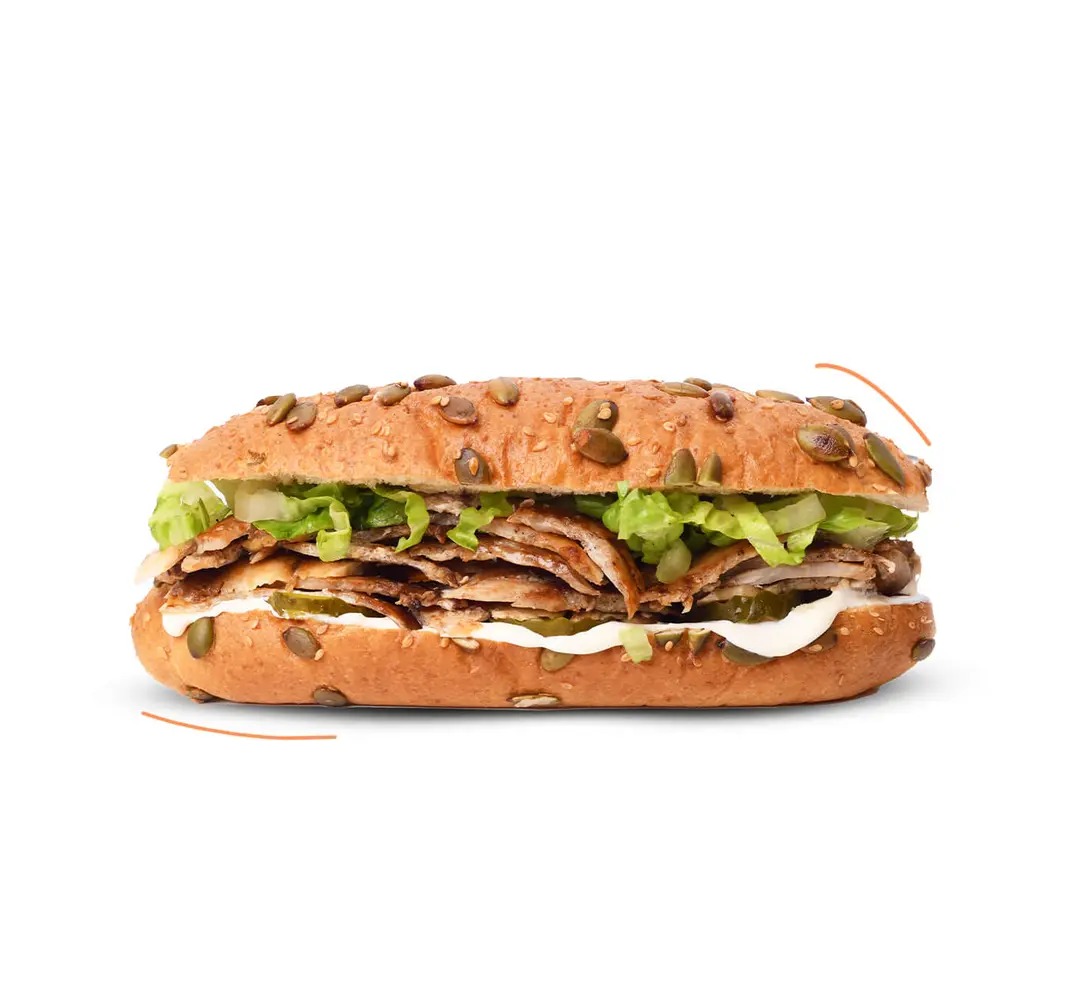 Keto bread Shawarma Chicken