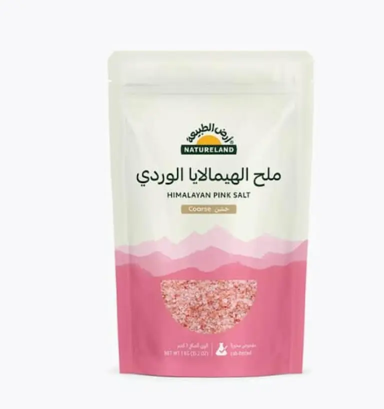ملح الهيمالايا الوردي - خشن ١كجم أرض الطبيعة