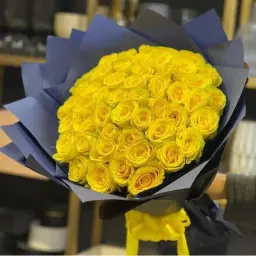 Round Yellow Flower Bouquet