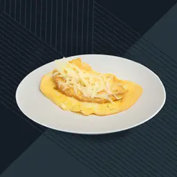 بيض اومليت جبنة شيدر