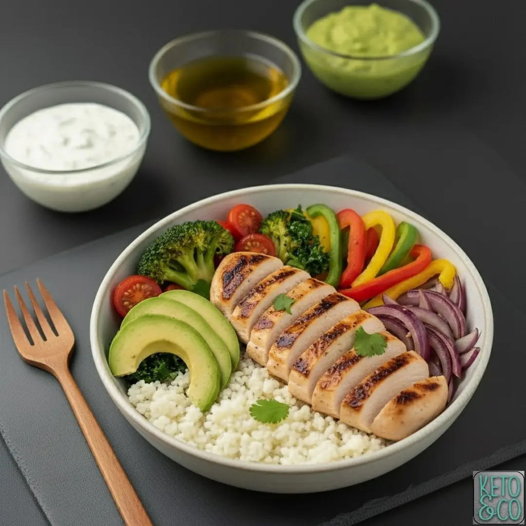 Keto Grilled Chicken Bowl