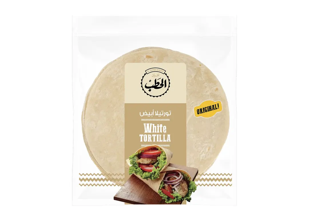 الحطب خبز تورتيلا أبيض400جم