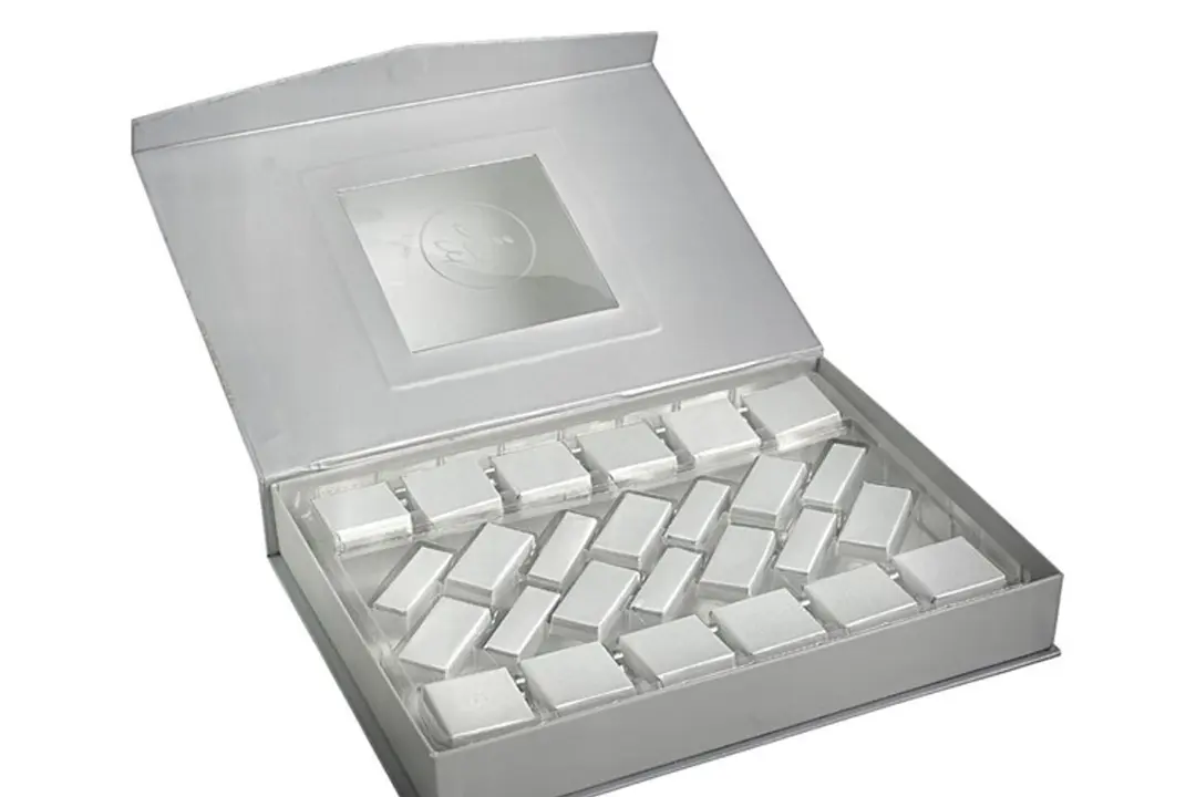 Silver Book Box Medium Chocolat