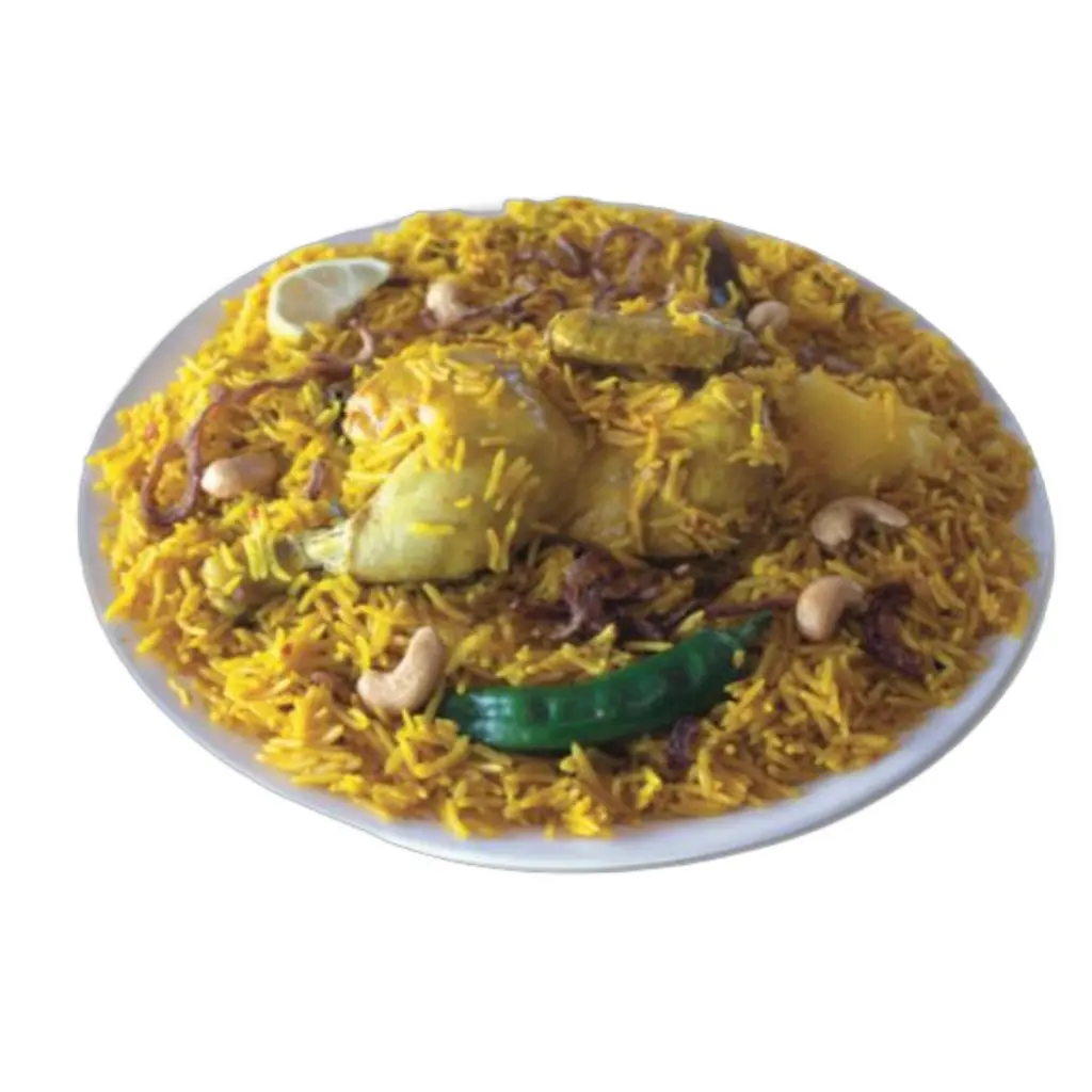 نص دجاج مندي