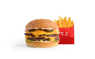 Classic Wagyu Burger with Fries