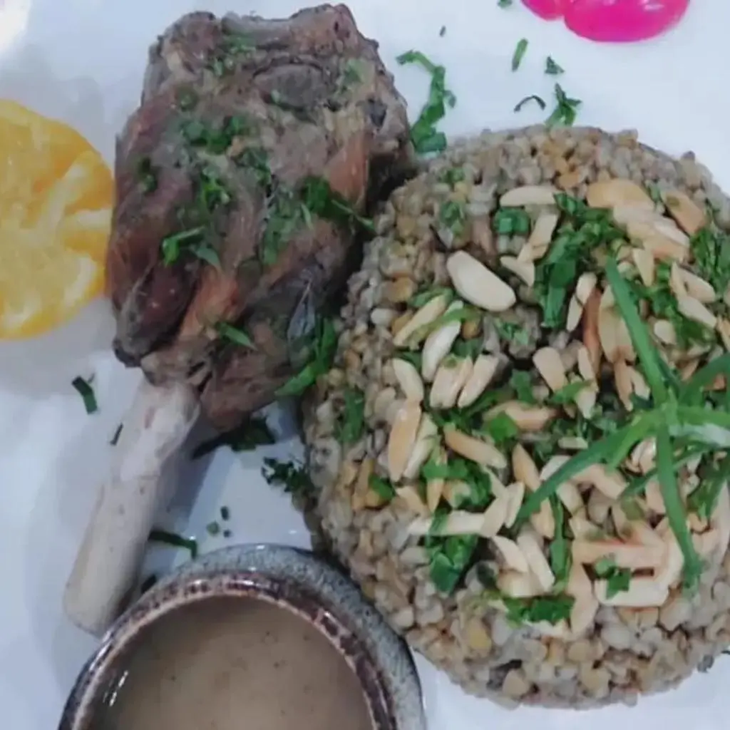 Freekeh with Meat Shank