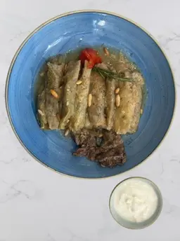 ملفوق محشي باللحمة
