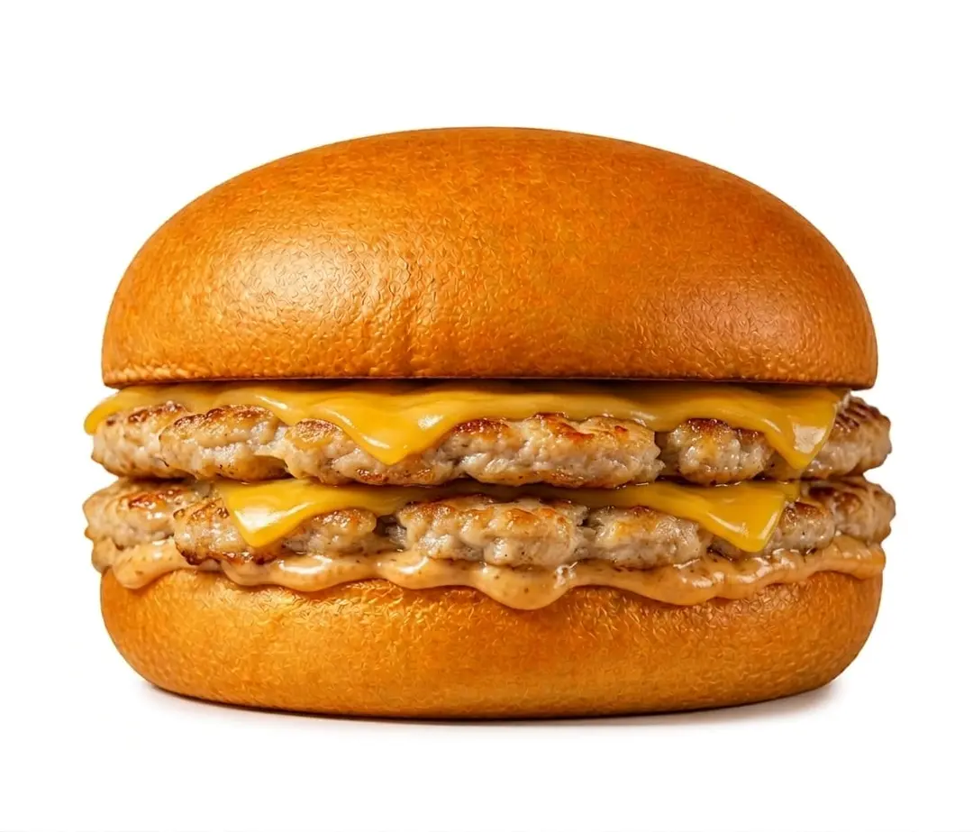 Double Caramelized Chicken Burger