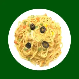 White Sauce Chicken Spaghetti