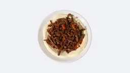 Fresh sheep liver with liquid cheese