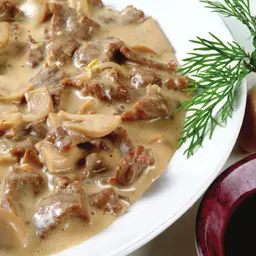 Beef W/Mushroom Sauce