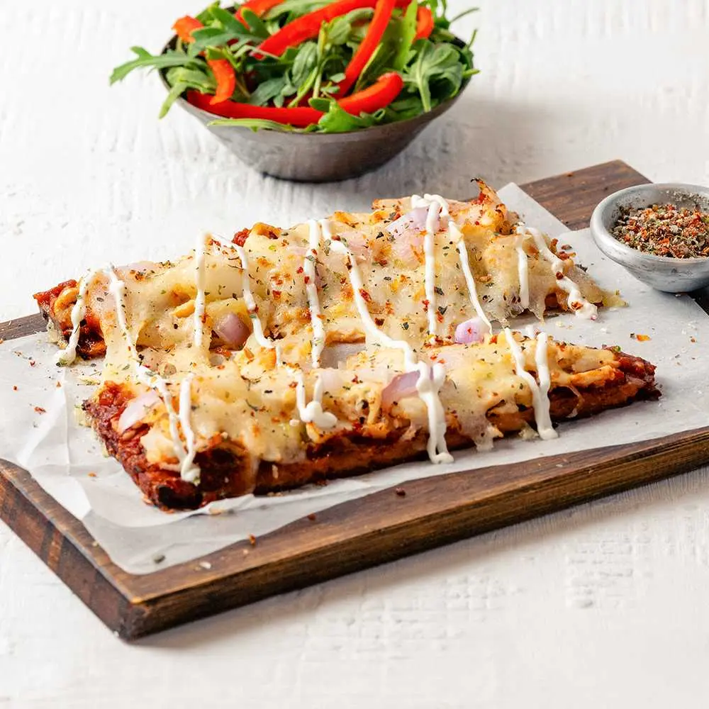 Chicken Ranch Pizza Slice