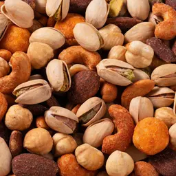 Mix smoked nuts