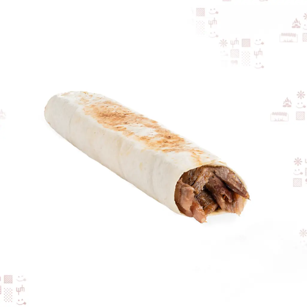 شاورما تورتيلا لحم