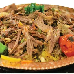 لحم خروف مع أرز