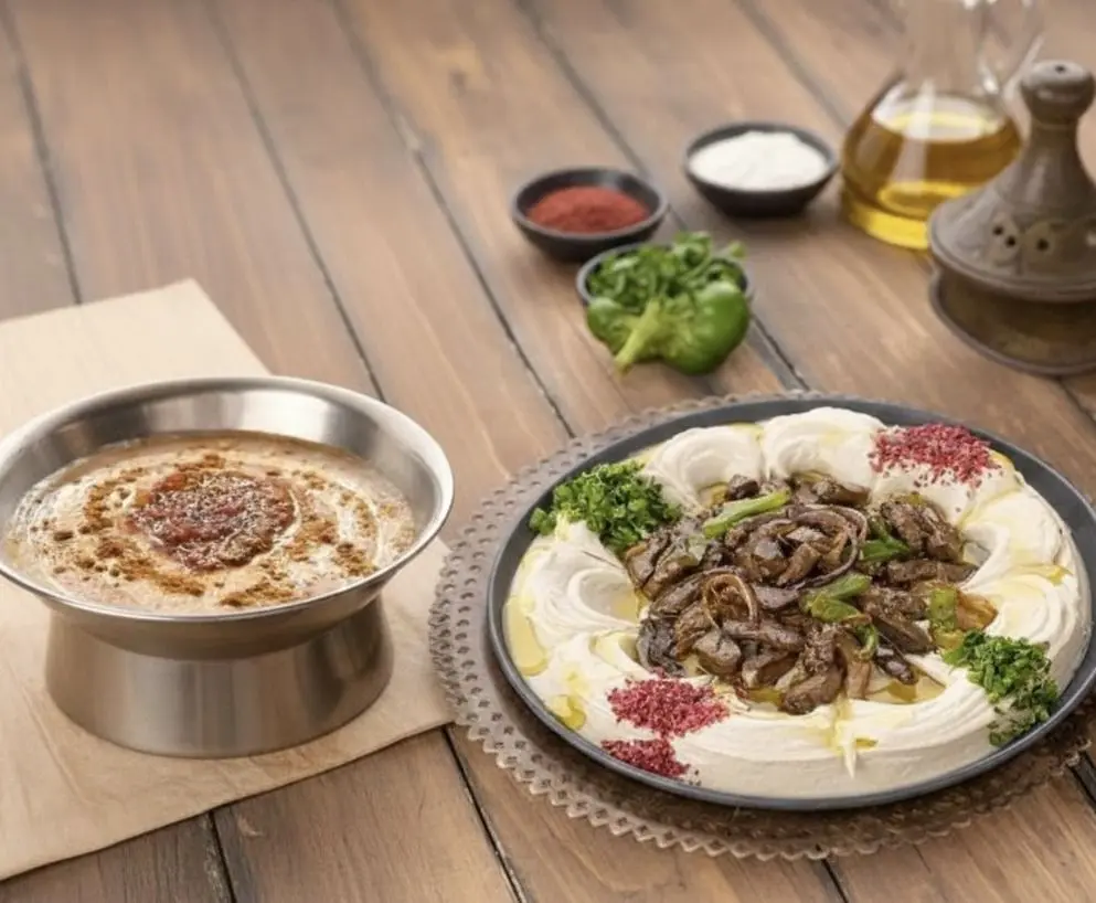 وجبة على مزاحك ( فول على مزاجك + حمص على مزاجك )