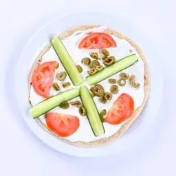 منقوشة لبنة مع خضار (صاج)