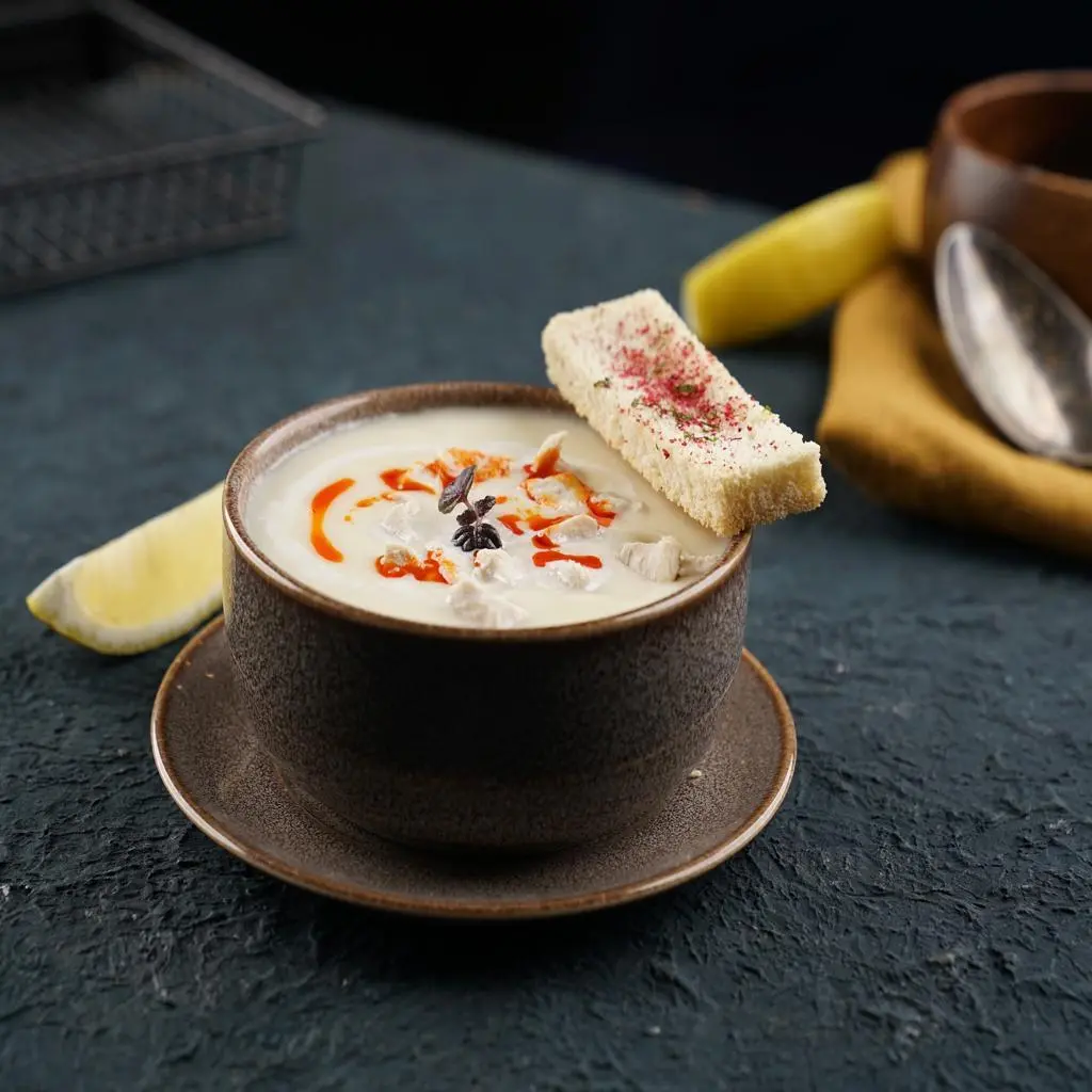 شوربة كريمة الدجاج