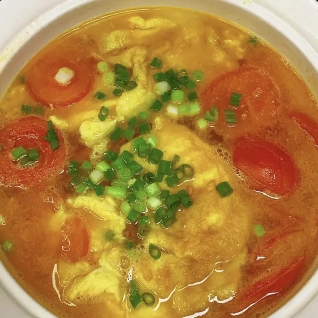 Tomato Soup with Egg