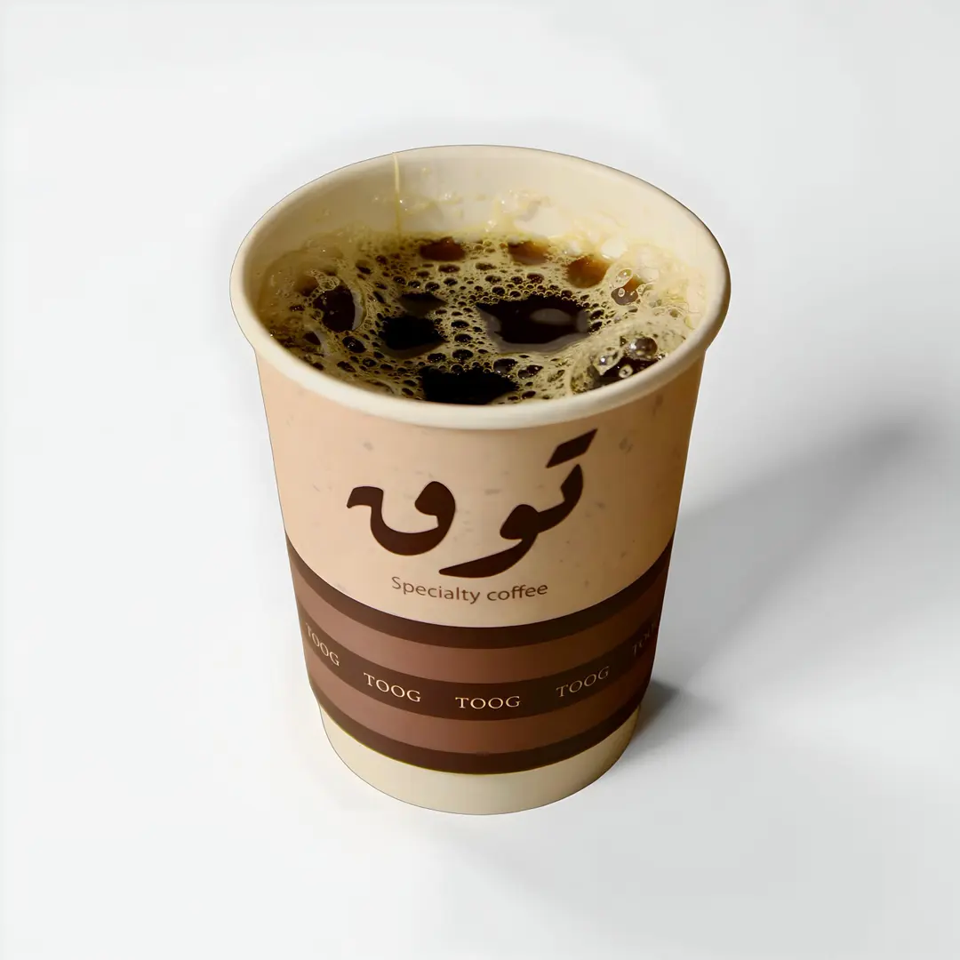 قهوة مقطرة حارة