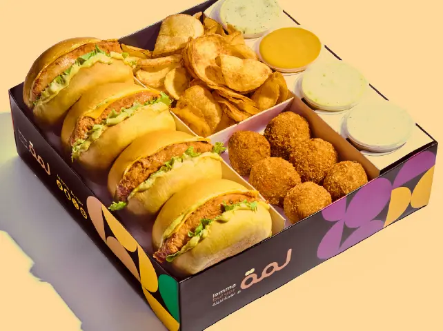 نص لمة دجاج.