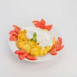 Eggs with Cheese Plate