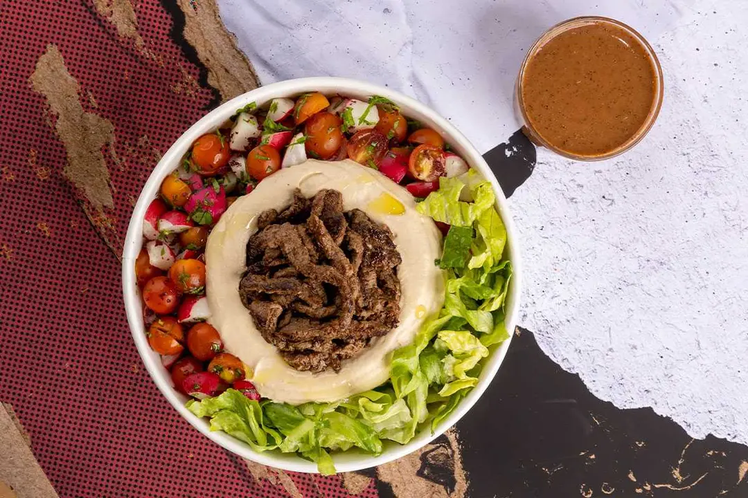 Beef Shawarma & Hummus Bowl