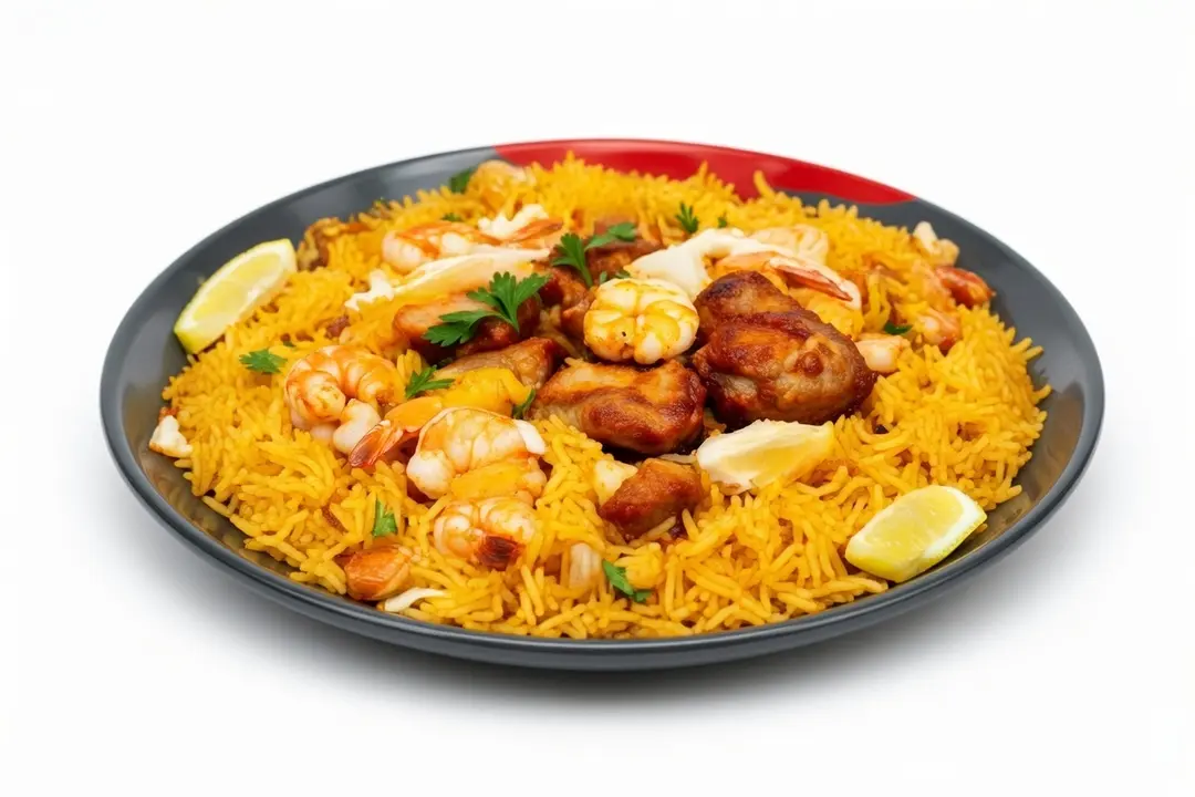 ¼ Cashew Chicken Arroz