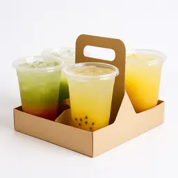 Small box with 4 cups