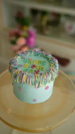 كيكه قوس قزح عيد الميلاد