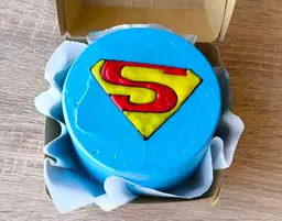Korean Superman Cake