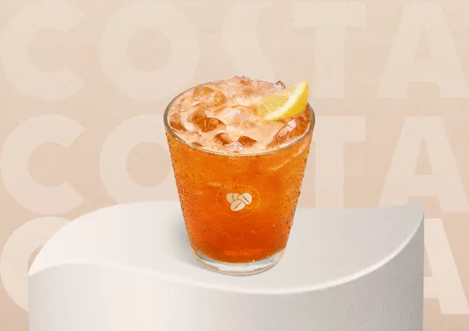 Iced Peach Lemonade