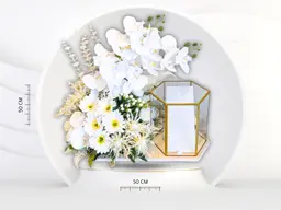 Perfect Gift Rose Stand and Glass Box