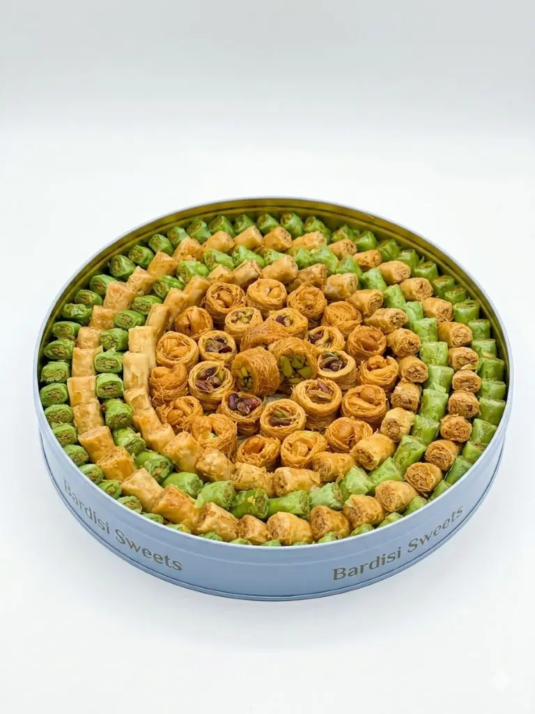 Round Baklava and Rolls