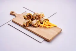 طبق شاورما دجاج عربي