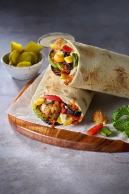 Flaming Vegetarian Wrap